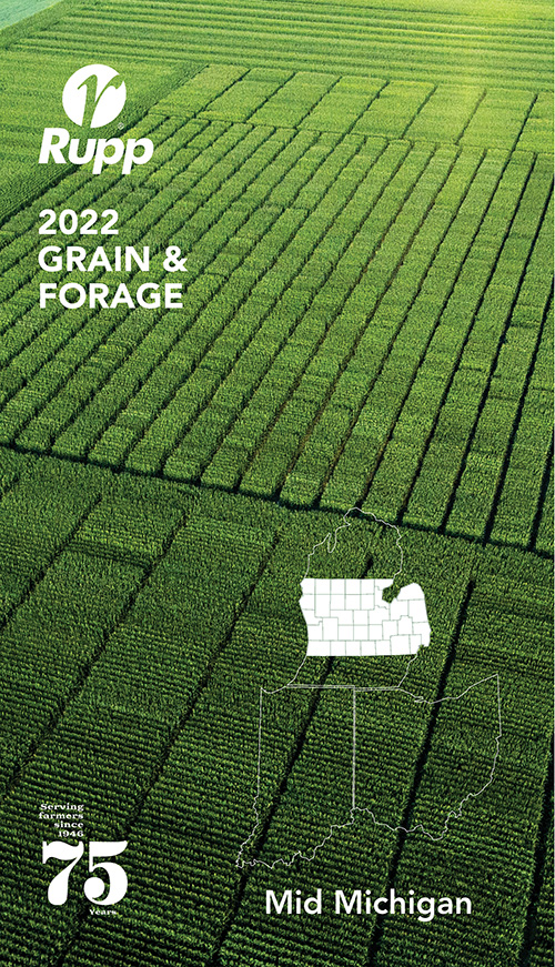 2022 Mid Michigan Corn, Soybeans, Wheat, Alfalfa ,Forages Catalog